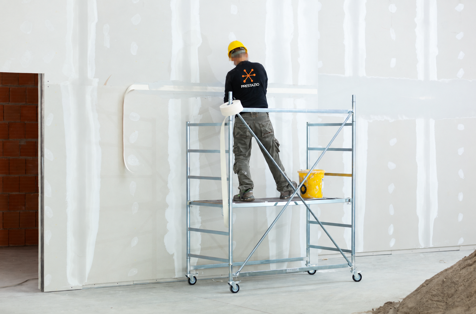 Chantier Prestazio en cours de réalisation au Maroc
