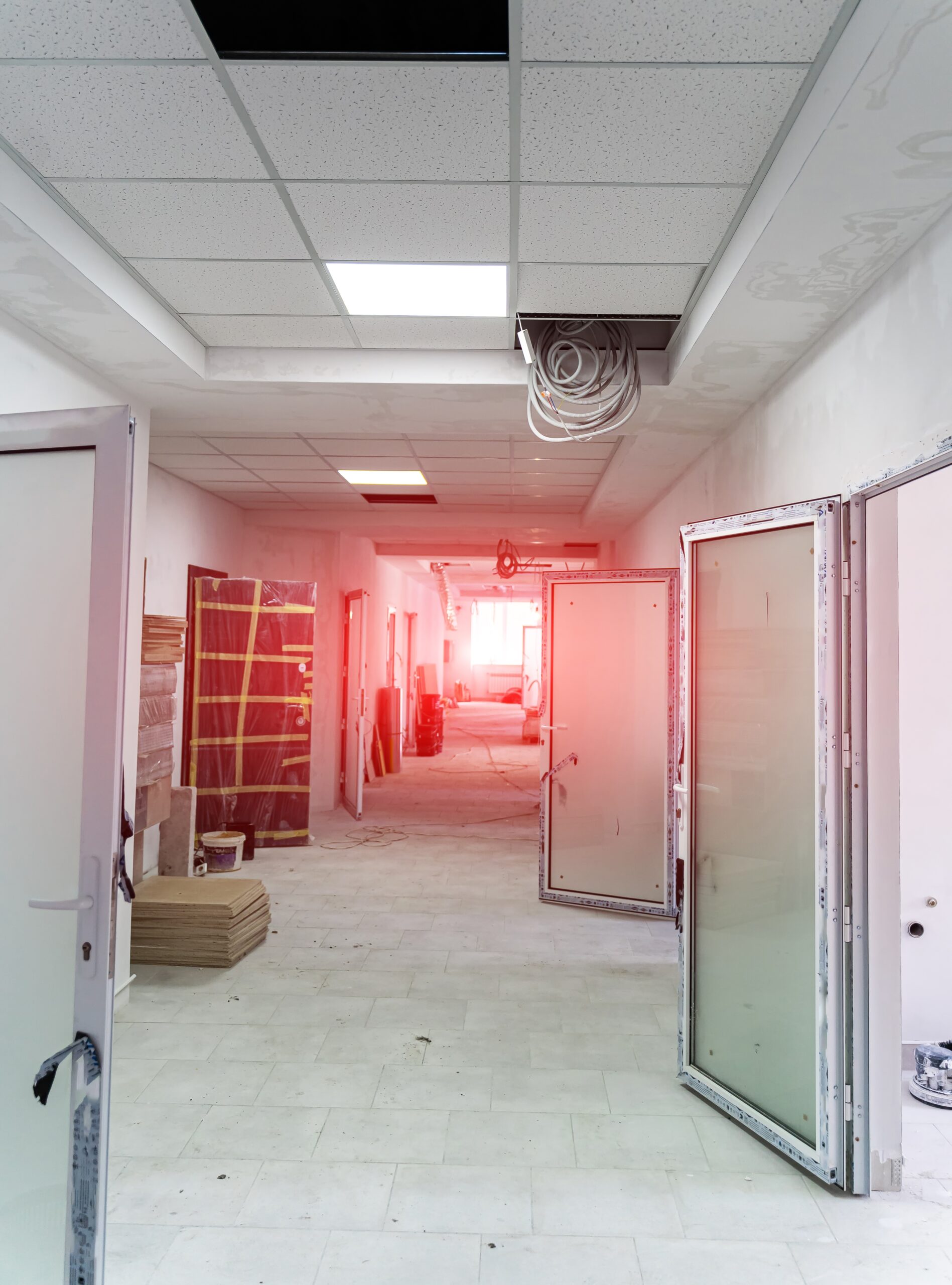 Rénovation d'un intérieur de bureau